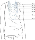 Bewerkte zilveren hanger met amethist aan ketting afbeelding 4