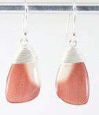 Zilveren oorbellen met mookaiet afbeelding 1