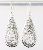 Traditionele zilveren filigrein oorbellen afbeelding 1