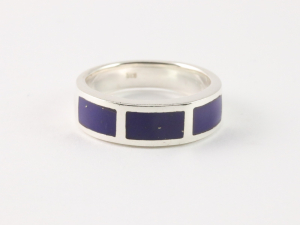 21975 Zilveren ring met lapis lazuli 