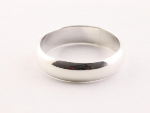20531 Fijne gladde zilveren ring