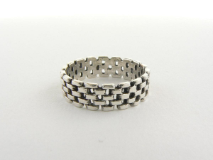 20929 Opengewerkte zilveren ring