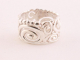 22872 Opengewerkte zilveren ring