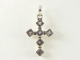 40256 Zilveren kruishanger met amethist