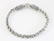 32527 Zware gevlochten zilveren armband