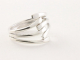 22950 Opengewerkte zilveren ring
