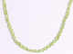 10397 Collier met peridoot kralen en zilveren sluiting