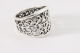 21598 Opengewerkte zilveren ring