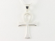 40564+HK Zilveren ankh hanger aan ketting