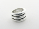 20434 Opengwerkte geëlektroformeerde zilveren ring