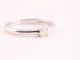 23120 Fijne hoogglans zilveren ring met Ethiopische opaal