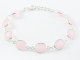 32537 Fijne zilveren armband met rozenkwarts