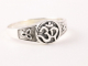 24080 Fijne zilveren ring met ohm teken