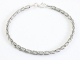 32657-21cm Fijne zilveren armband met fantasie schakels - lengte 21 cm