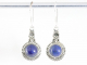 54575 Bewerkte zilveren oorbellen met lapis lazuli
