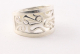 22928 Opengewerkte zilveren ring
