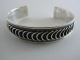 30066 Zilveren armband met kabelpatroon