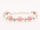 30601 Zilveren armband met roze opaal