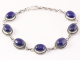 31763 Bewerkte zilveren armband met lapis lazuli