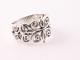 22797 Opengewerkte zilveren ring