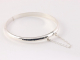 31827 Fijne gehamerde zilveren bangle met kliksluiting