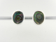 50834 Fijne ovale zilveren oorstekers met abalone schelp
