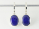 51216 Zilveren oorbellen met lapis lazuli
