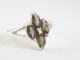 25257 Fijne zilveren ring met rookkwarts