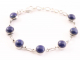 31874 Zilveren schakelarmband met lapis lazuli
