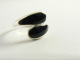 21160 Zilveren ring met onyx  