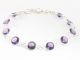 32538 Fijne zilveren armband met amethist