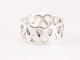 23307 Opengewerkte zilveren ring