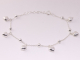 32142 Fijne zilveren armband met hartjes