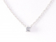 10483 Fijne zilveren anker ketting met aquamarijn