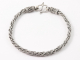 31150 Gevlochten zilveren armband