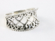 25599 Opengewerkte zilveren ring