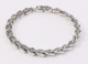 31361 Zilveren schakelarmband met marcasiet