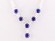 10459 Fijne zilveren ketting met lapis lazuli