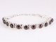 31732 Zilveren armband met granaat