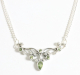 10683 Fijne zilveren ketting met peridoot