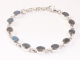 31759 Hoogglans zilveren armband met labradoriet