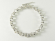 31373-19cm Zilveren armband met jasseron schakels - lengte 19 cm