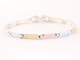 32190 Zilveren armband met veelkleurige schelp