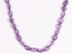 10326 Collier met amethist kralen en zilveren sluiting
