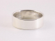 23403 Gladde zilveren ring - 7 mm.